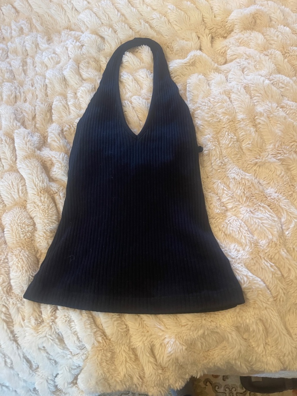 Citizens Of Humanity Black Ribbed Halter Tank